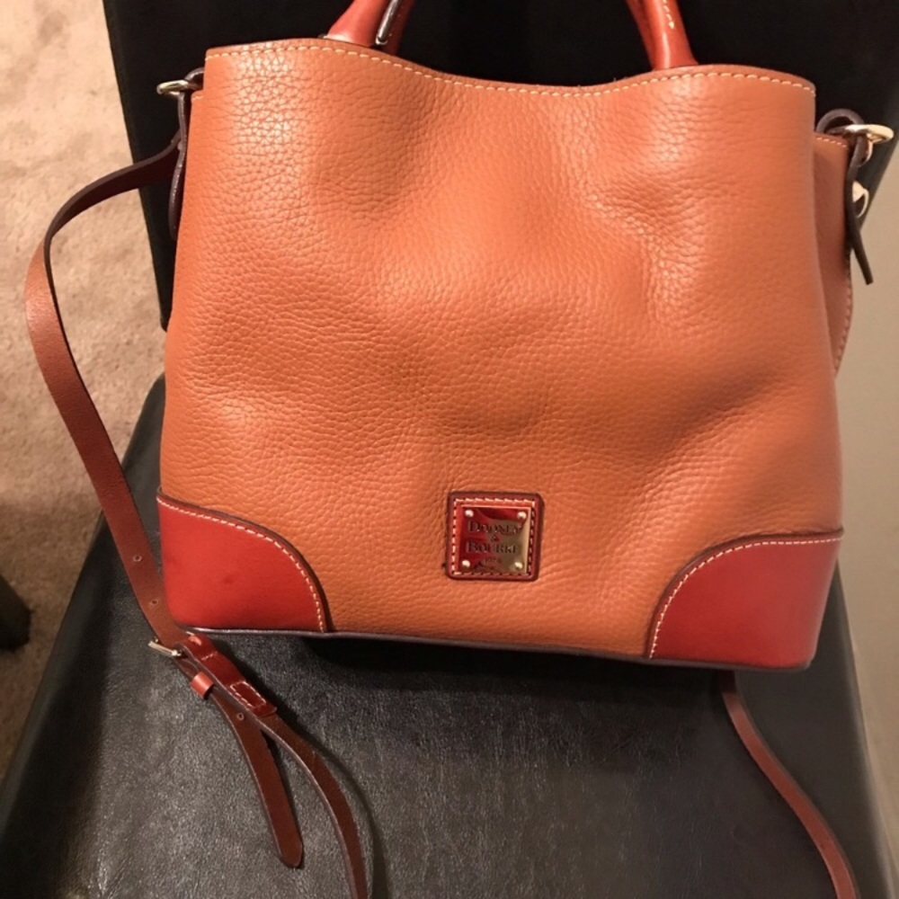 Dooney & Burke all wether leather satchel